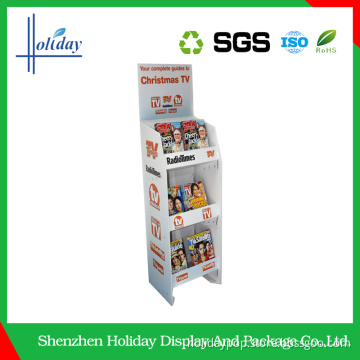 Top Quality Customized Point of Sale Counter Top Display ,cardboard book /stationery/newspaper/magazine counter display stand